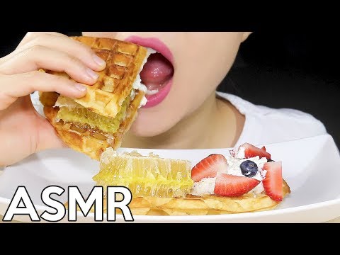 ASMR HONEYCOMB WAFFLE 벌집꿀 와플🍯