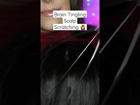 Scalp Scratching with Different Hair Tools 🫳💆‍♀️💤 Full Video is Uploaded! #asmr #headmassage #sleep
