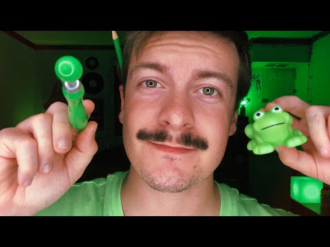 [ASMR] Lime Green ASMR Triggers | Visual ASMR Triggers