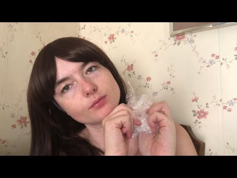 ASMR Playing with Packing Materials | tapping, scratching, scrunching, plastic