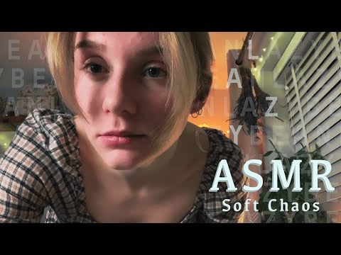 ASMR Random Personal Attention and Hair Playing (braiding your hair, light triggers, gossiping)