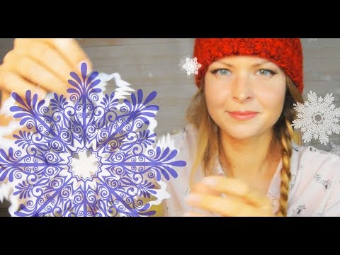 ASMR FRANCAIS 🇫🇷 ❤ Flocon de neige en papier ❆ ❅ ASMR FRANCAIS ♡ ❅ ❆