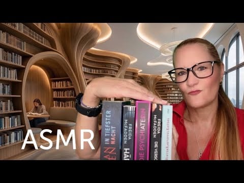 #ASMR german ⚠️ Library RP Bücherei • Tingly  - ich empfehle Bücher - Whispering • Tapping