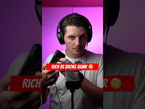 Rich VS. Broke ASMR 😳 #asmr #tingles #triggers #sleep #asmrtingles
