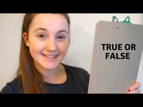 ASMR | Asking You TRUE OR FALSE Questions (Soft Spoken)