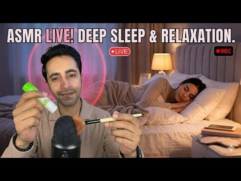🔴 Versatile ASMR LIVE Stream For Tingles ✨ Relaxation 🥱 and Deep Sleep 😴💤💤