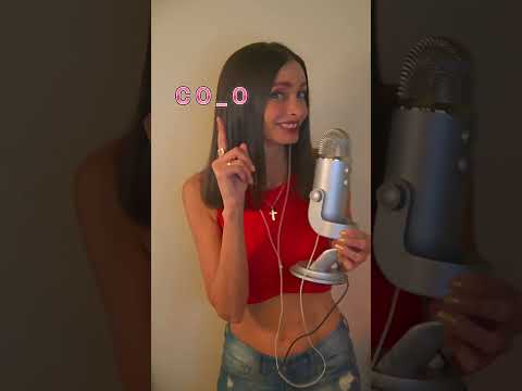 🔥 ASMR Palabrotas? 🤭 ¡Descubre las palabras! | ASMR en ESPAÑOL #short #shorts #asmr #viral