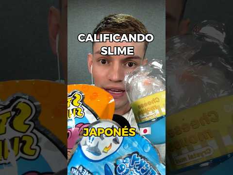 ASÍ ES EL SLIME DE JAPÓN #asmr CALIFICANDO SLIME DE UNA TIENDA DE JAPÓN #shorts #viral