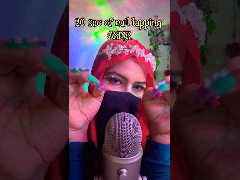 🧜‍♀️ 20 sec of nail tapping ASMR #asmr #nailtapping  #fastandaggressive