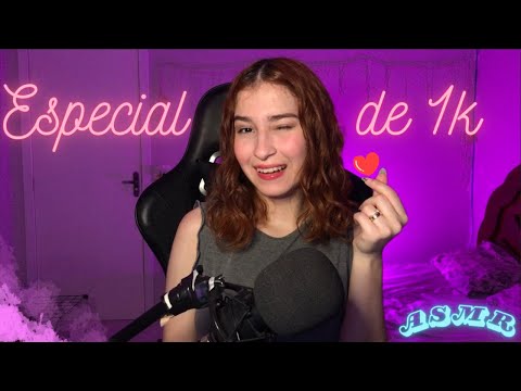 ASMR | MEUS GATILHOS PREFERIDOS (ESPECIAL DE 1K)