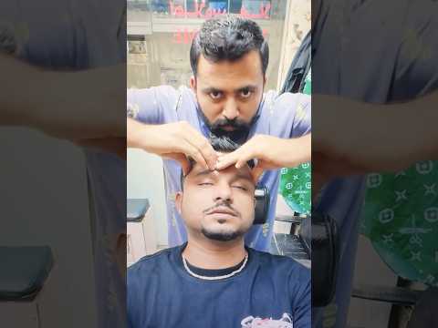 Watch My Stress Disappear with This Head Massage 🤯 #shorts #asmr #massage #barber #viral