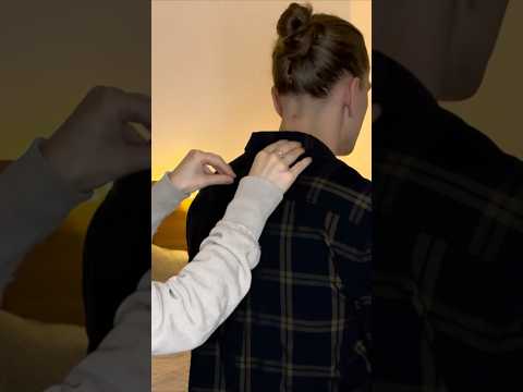 Cozy ASMR Back Scratching & Soft Fabric Sounds🌛  #asmr