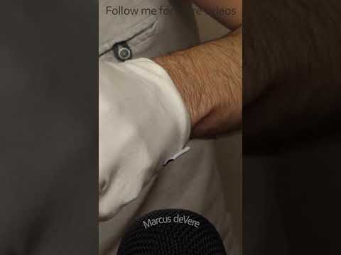 ASMR Tapping On Cardboard Tube Wearing Gloves #short