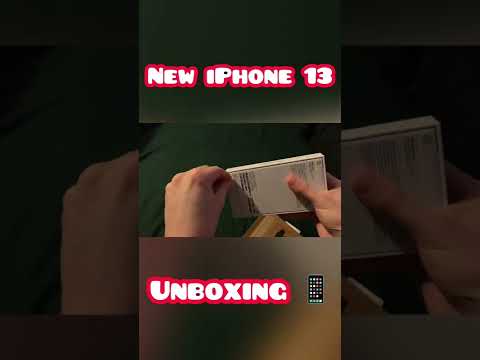 ASMR IPhone 13 Unboxing 📲 #shorts