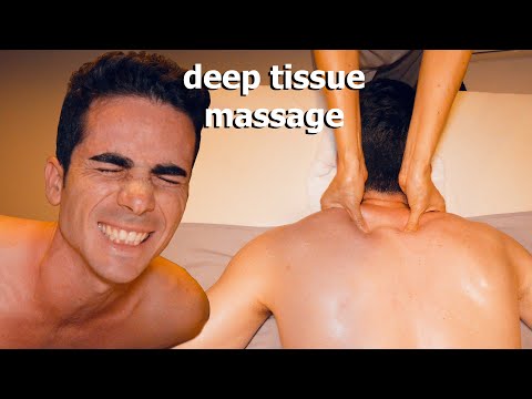 ASMR: HO PROVATO il MASSAGGIO SPORTIVO THAI PROFONDO dei TESSUTI FULL BODY con OLIO!