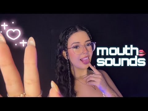 ASMR 👄mouth sounds INTENSOS para dormir AGORA 💤 | com chuva 🌧️ 