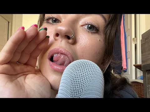 ASMR| 30+ Mins of Deep Sensitive Mouth Sounds, Spit Painting, Tapping & More