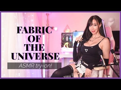 ASMR Fabric of the Universe ✧･ﾟ Techwear Try On Haul! ⊹ ‧͙ ✦「4k」