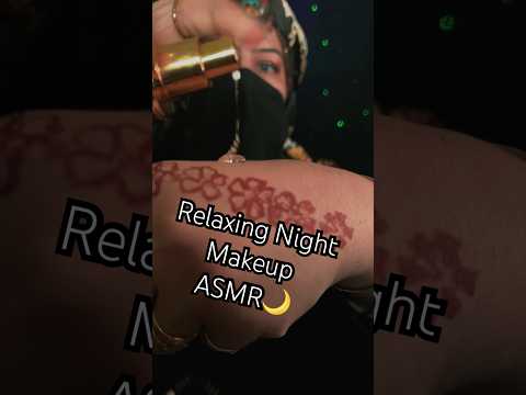 🌙 Night Makeup ASMR #asmr #makeup #triggersforsleep #asmr layeredasmr