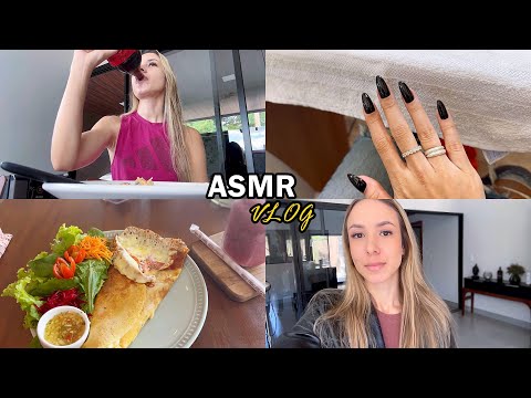 ASMR VLOG - Um dia CAÓTICO na minha vida (casamento, make, compras, etc..)