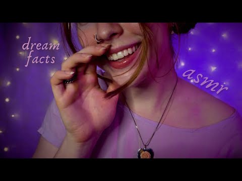 ASMR ◦ Whispering Random Facts About Dreams (random/ useless facts asmr)