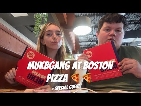 ASMR Mukbang With My Friend! 🍕✨