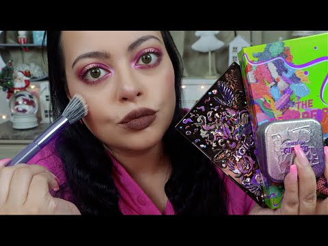 ASMR| Doing My Makeup While You Fall Asleep - Trying New Makeup ft. Kaleidos