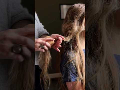 ASMR hairplay on gorgeous extensions. Full video up for channel members now ❤️