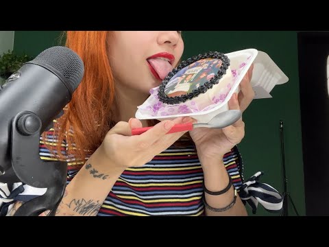 Celebrando tortured poets department- cake mukbang- María ASMR