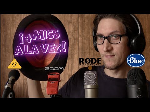 ASMR ⎢4 MICS a la VEZ 🎧