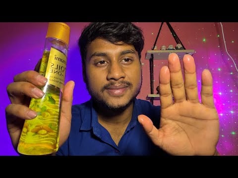 ASMR Let Me Melt Your Stress 💆‍♂️Head & Face Massage for Deep Sleep 😴