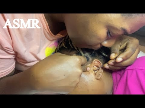 ASMR✨SATISFYING DEEP EAR CLEANING PLUS DENTAL FLOSSING YOUR DIRTY EARS(NO GUM)