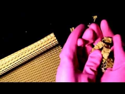 Kitchen Gloves in Pink with Cardboard [[ASMR]]