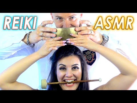 Hand Movements ASMR | Reiki | Singing Bowl | Tibetan Gong | Real Person | Internal Mics