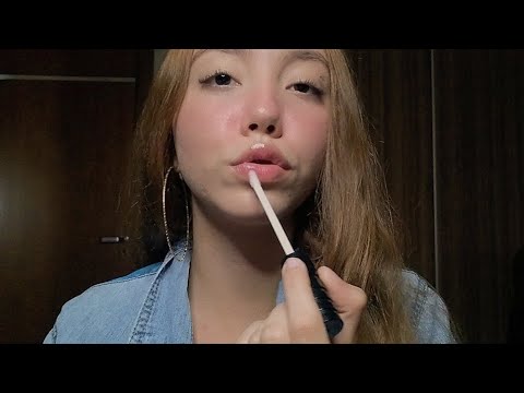 ASMR SONS DE BOCA MOLHADOS COM GLOSS