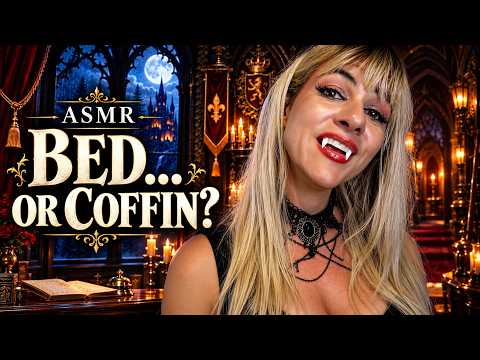 ASMR “You Requested a Bed… Not a Coffin?” 👻 Haunted Hotel