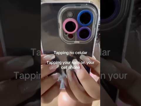 ASMR: TAPPING NO CELULAR #asmrsounds #makeup #asmr #asmrvideo #tingles