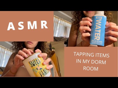 ASMR | Tapping Random Items in My Dorm Room!