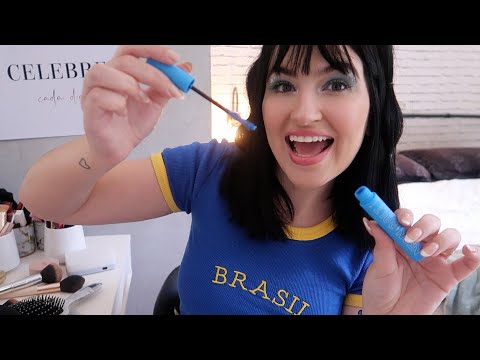 ASMR - TE ARRUMANDO PARA JOGO DO BRASIL!