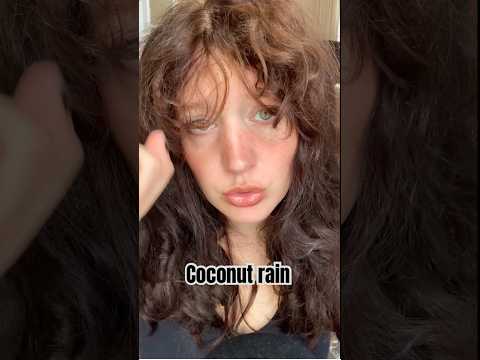 Coconut rain asmr #mouthsounds #relax #visualtingle