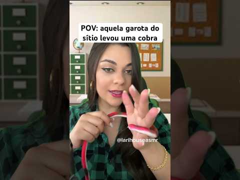 POV: aquela garota do sítio levou uma cobra #shorts #humor