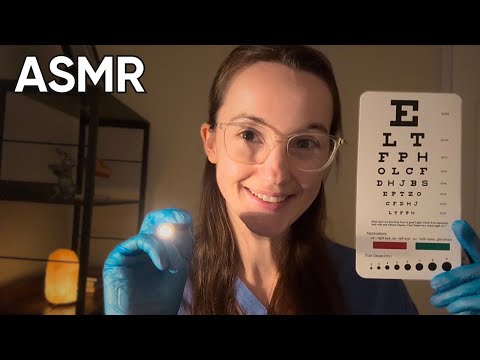 ASMR Thorough Eye Exam | Medical Student Edition