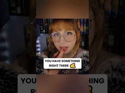 You have something right there 🫵 #asmr