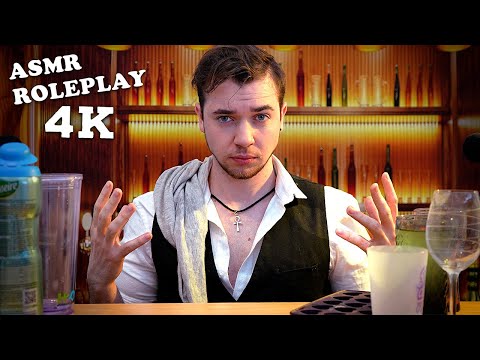 ASMR : ROLEPLAY BARMAN , VOIX BASSE , 100% DORMIR