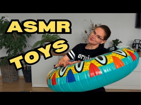 ASMR Inflating a Giant Swim Ring - Relaxing Air Sounds