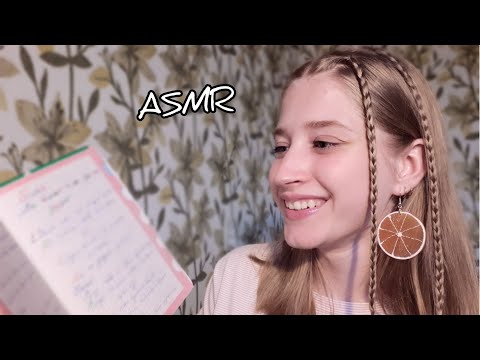 ASMR Reading Russian Poetry (Lots of Mouth and Paper Sounds)