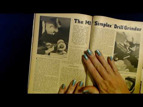 ASMR | Reading a Vintage Mechanics Magazine 4-4-2021 (Soft Spoken)