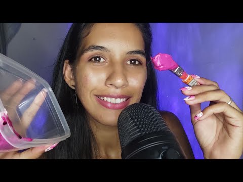 ASMR IRMÃ MAIS VELHA PINTANDO SEU CABELO DE ROSA ( FAST AND AGGRESSIVE) ⚡