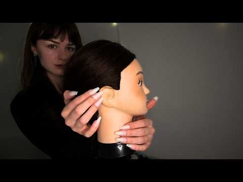 Scratching Your Ears & Neck (No Talking) [ASMR]
