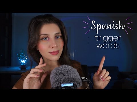 ASMR • Clicky Spanish Trigger Words - Binaural